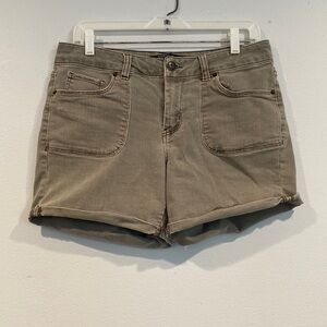 Stitch Star Gray Colored Jean Short Shorts - Size 10